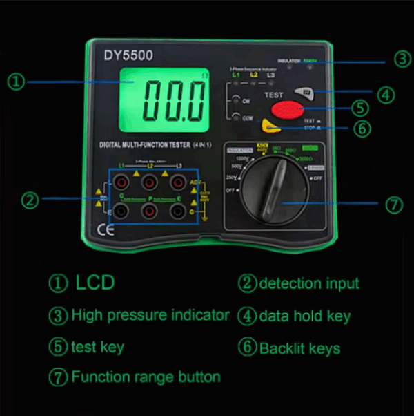 4-in-1Digital Multi-Function Tester - Image 3