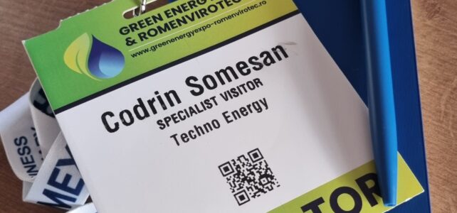 Participare Codrin Someșan – Techno Energy la Green Energy Expo București, eveniment dedicat tehnologiilor pentru energie regenerabilă.