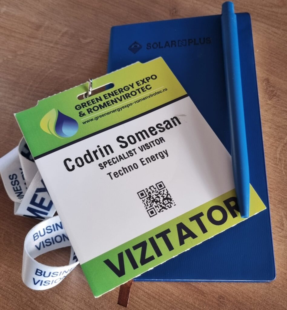 Participare Codrin Someșan – Techno Energy la Green Energy Expo București, eveniment dedicat tehnologiilor pentru energie regenerabilă.