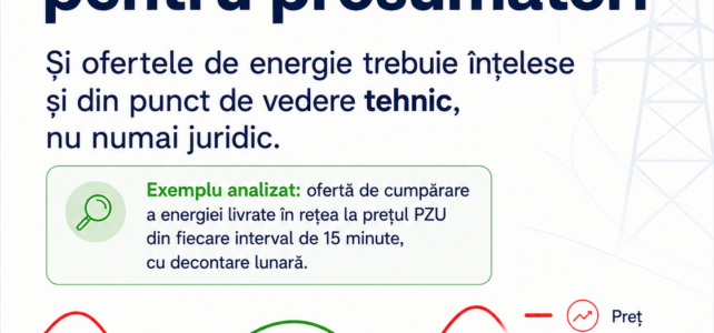 De ce o ofertă de cumpărare a energiei prosumatorilor la preț PZU pe sfert de oră poate fi dezavantajoasă Oferta atractiva de energie pentru prosumatori